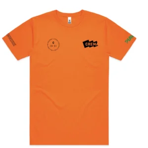 205NR Normanby Rd HiVis Block Tee